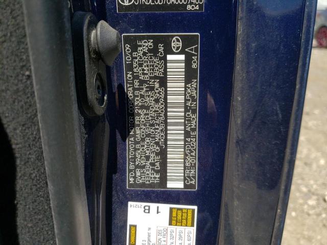 Photo 10 from auction – 2010 TOYOTA SCION TC with VIN JTKDE3B78A0309465