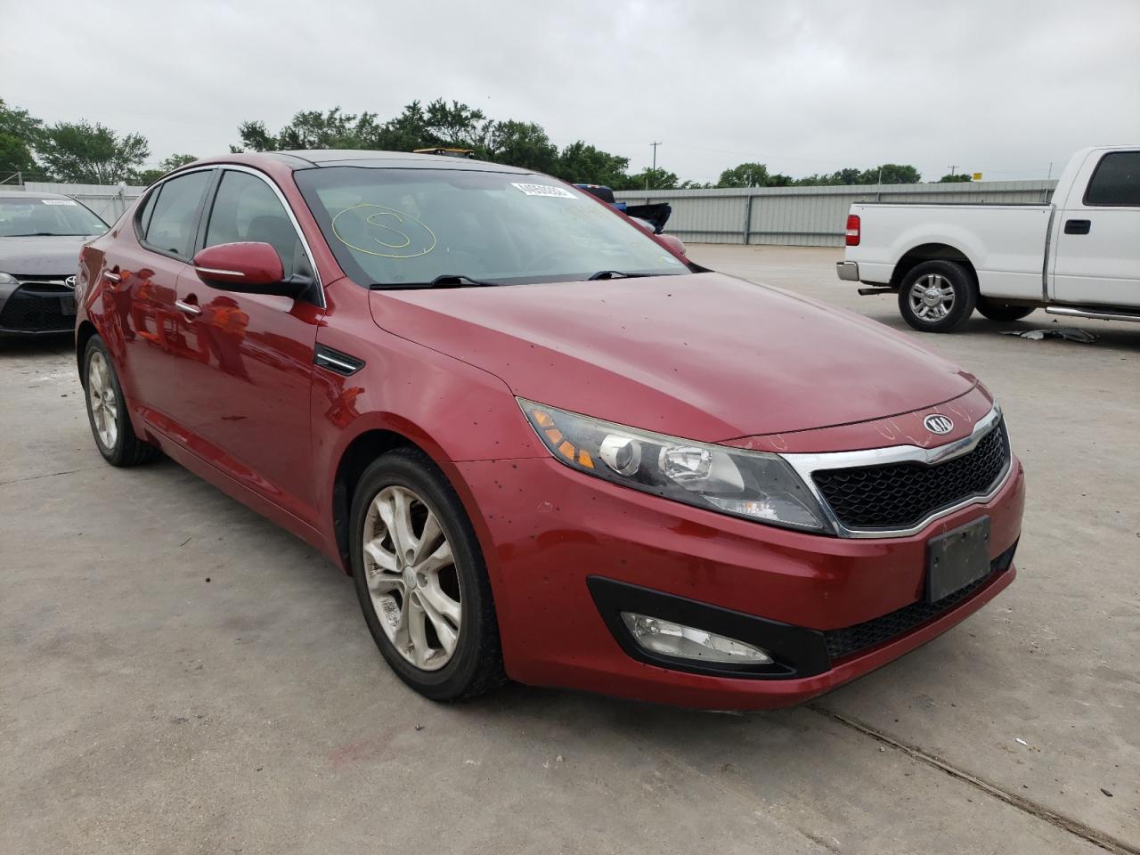 KIA OPTIMA EX 2012 with VIN 5XXGN4A76CG017892 - Photo from auction