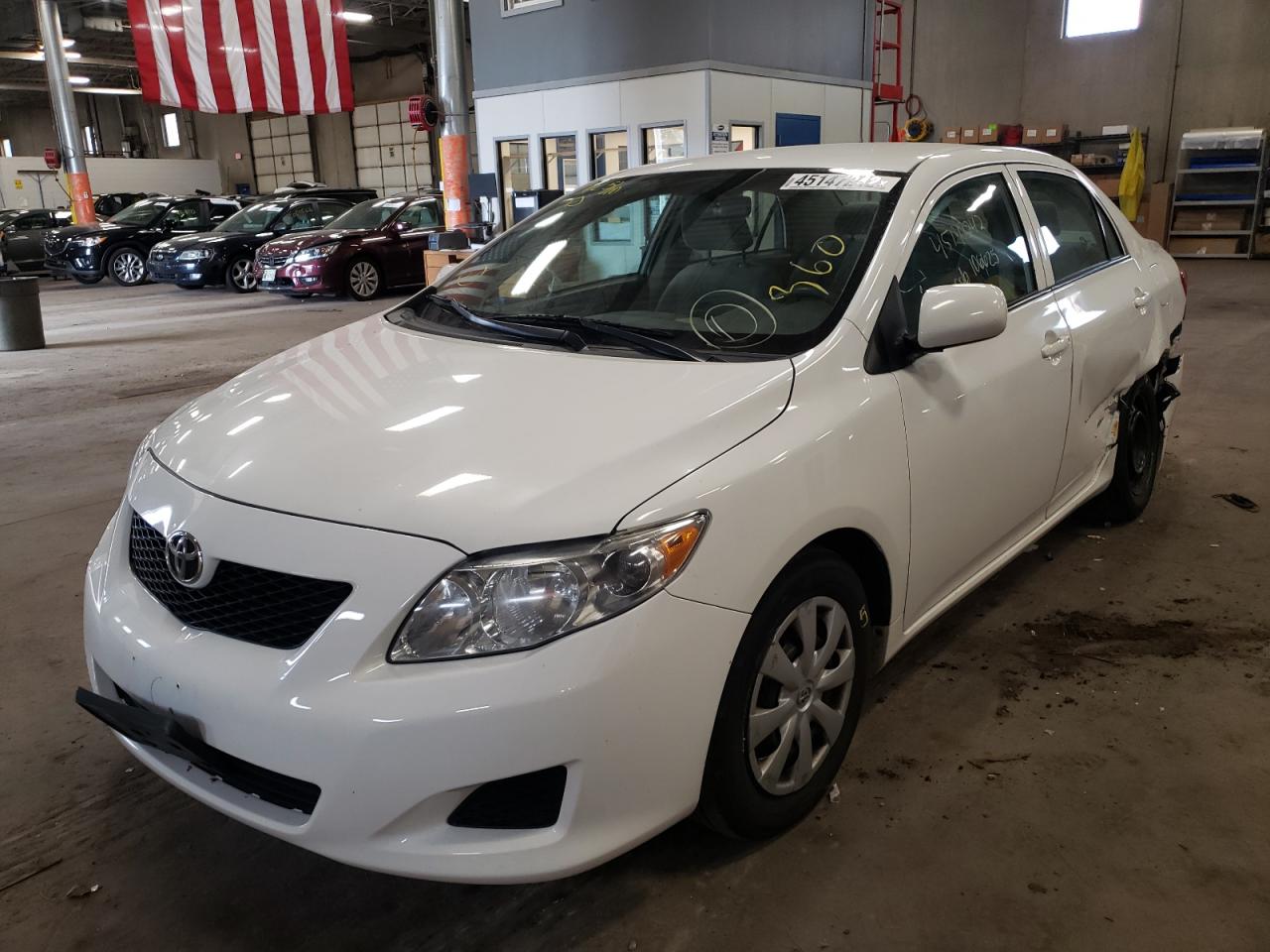 Photo 2 from auction – 2010 TOYOTA COROLLA LE with VIN 1NXBU4EE1AZ260776