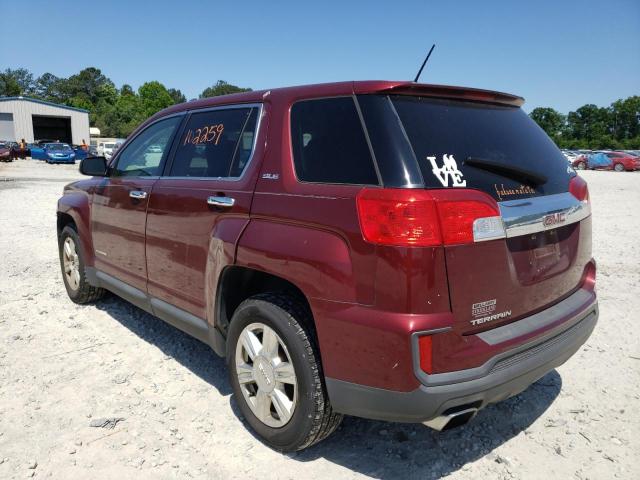 Photo 3 from auction – 2016 GMC TERRAIN SL with VIN 2GKALMEK3G6141812
