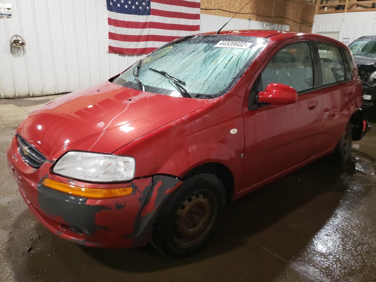 Photo 2 from auction – 2007 CHEVROLET AVEO BASE with VIN KL1TD66697B709368