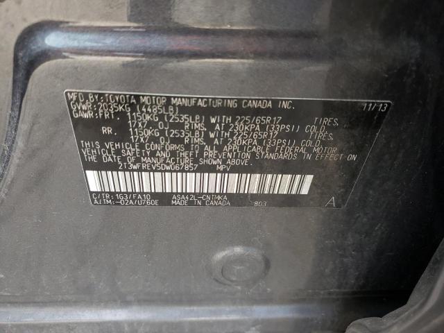 Photo 10 from auction – 2013 TOYOTA RAV4 XLE with VIN 2T3WFREV5DW067857