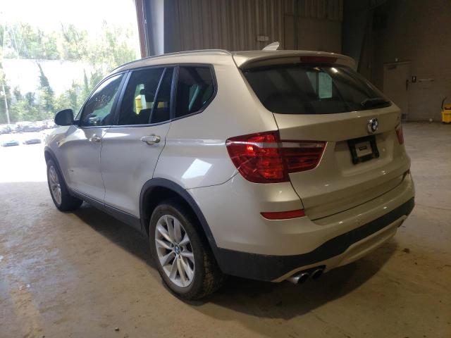 Photo 3 from auction – 2017 BMW X3 XDRIVE2 with VIN 5UXWX9C35H0W73280