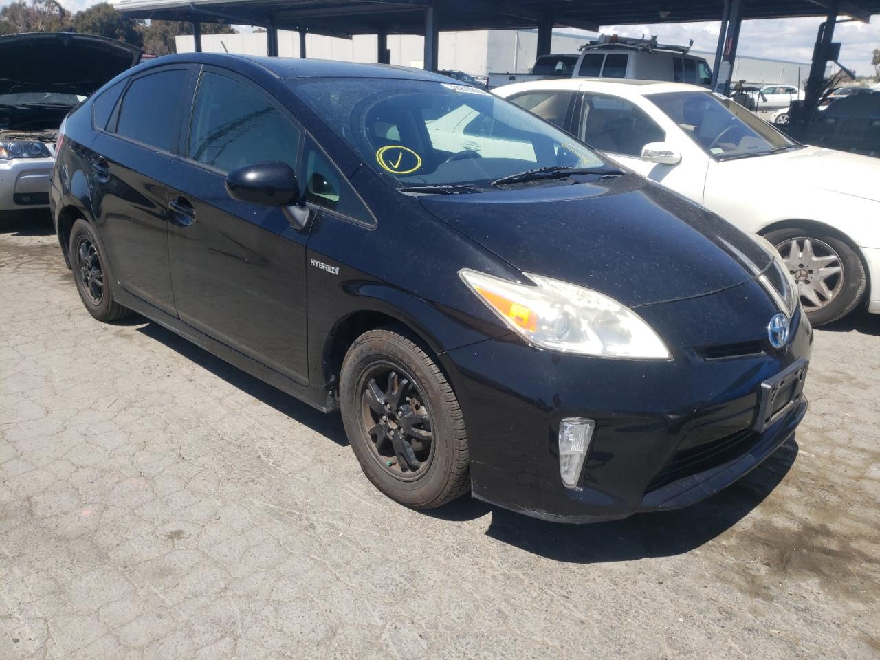 TOYOTA PRIUS 2012 with VIN JTDKN3DU3C5427107 - Photo from auction