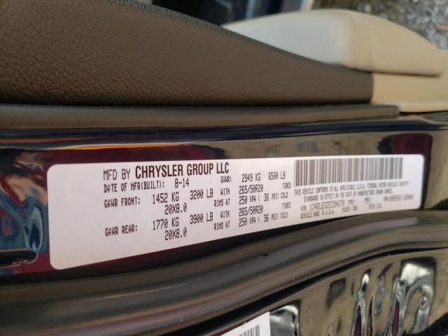 Photo 10 from auction – 2014 DODGE DURANGO CI with VIN 1C4RDJEG2EC594278