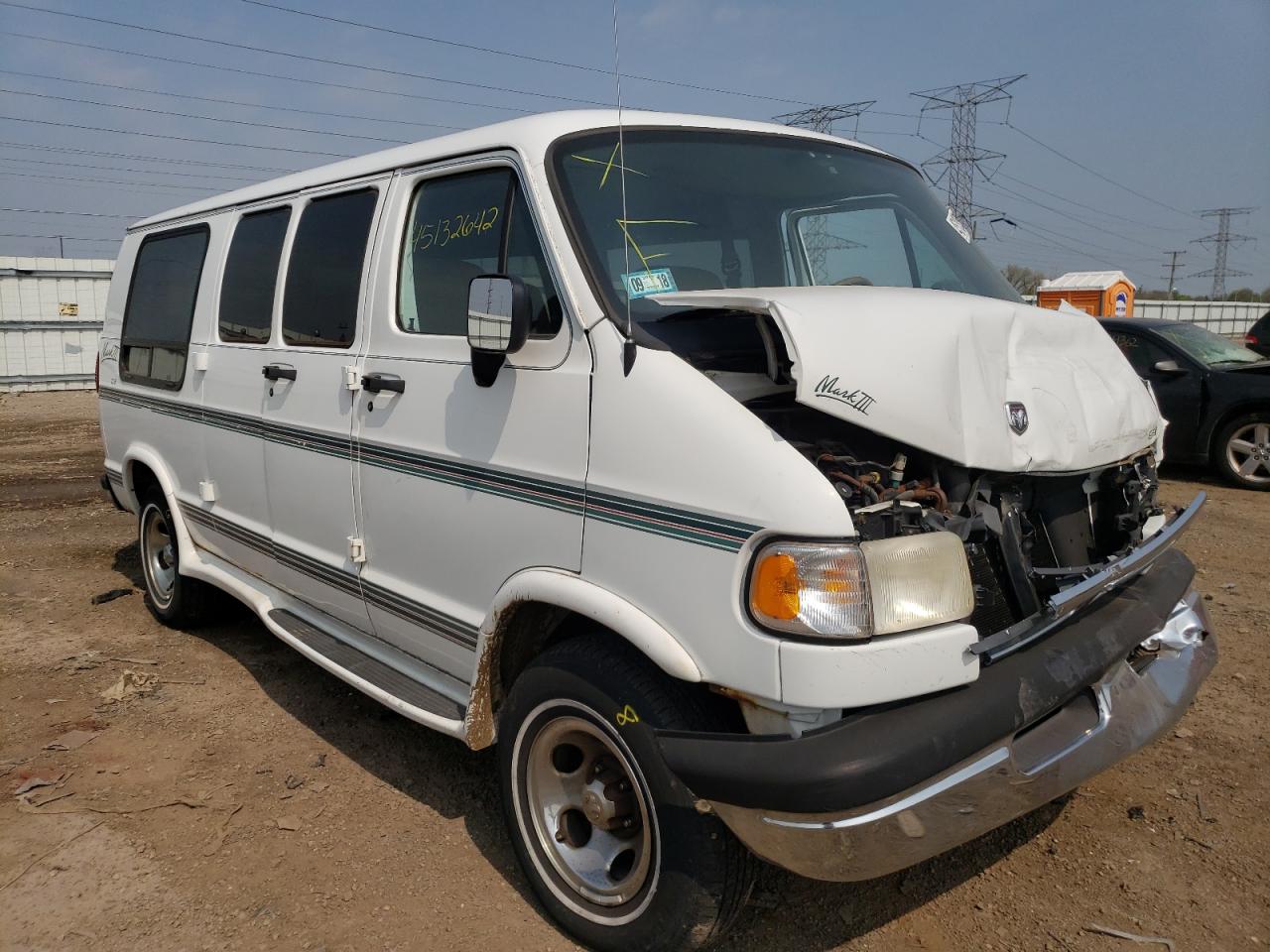DODGE RAM VAN B2 1997 with VIN 2B6HB21Y7VK547788 - Photo from auction