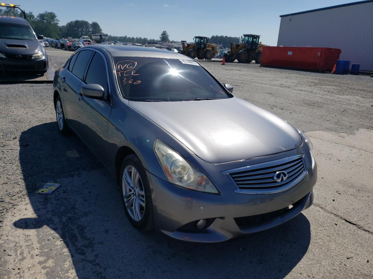 Photo 1 from auction – 2012 INFINITI G37 with VIN JN1CV6AR7CM673494