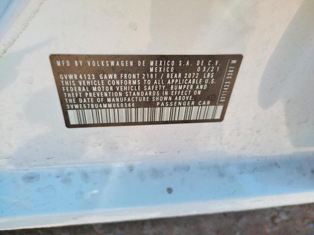Photo 10 from auction – 2021 VOLKSWAGEN JETTA SEL with VIN 3VWE57BU4MM050366