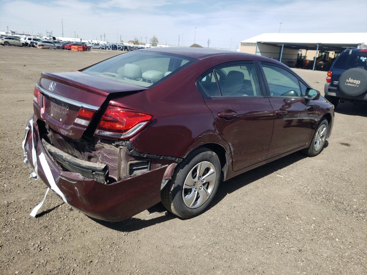 Photo 4 from auction – 2014 HONDA CIVIC LX with VIN 19XFB2F51EE255161