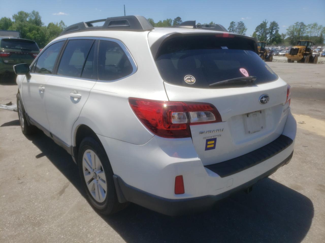 Photo 3 from auction – 2017 SUBARU OUTBACK 2. with VIN 4S4BSACC3H3273261