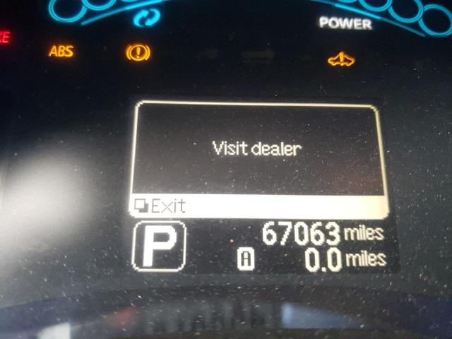 Photo 8 from auction – 2012 NISSAN LEAF SV with VIN JN1AZ0CP7CT025812