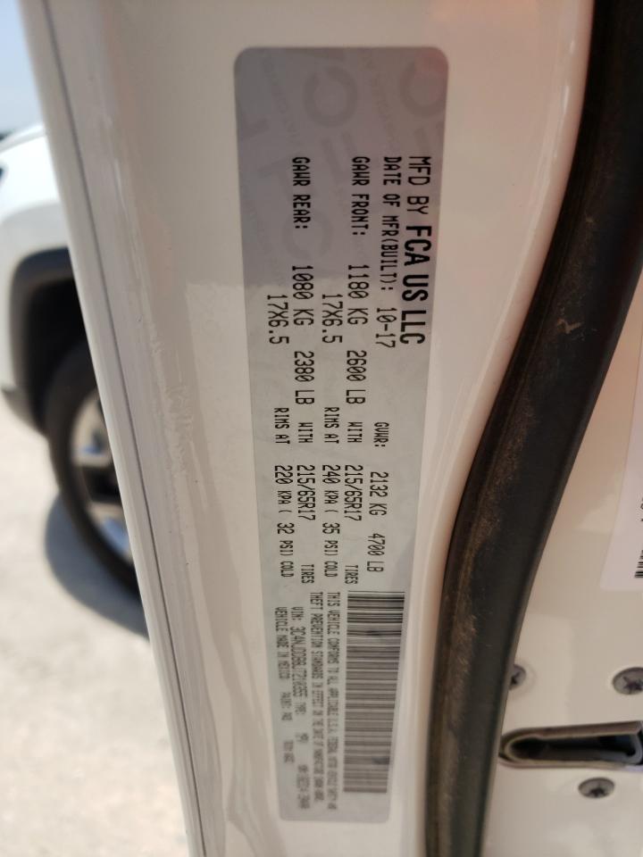 Photo 10 from auction – 2018 JEEP COMPASS TR with VIN 3C4NJDDB8JT210355