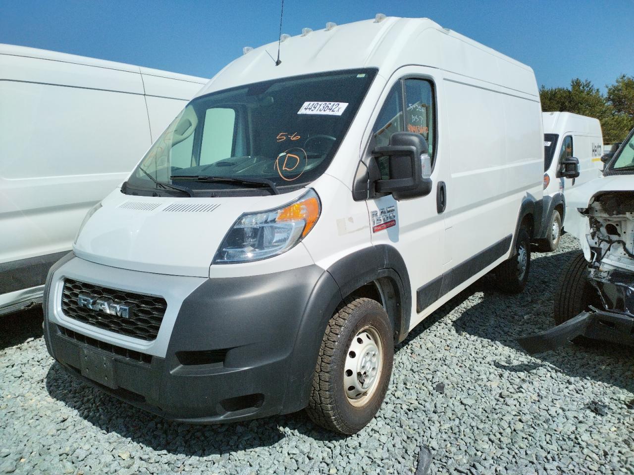 Photo 2 from auction – 2020 RAM PROMASTER with VIN 3C6TRVBGXLE113354