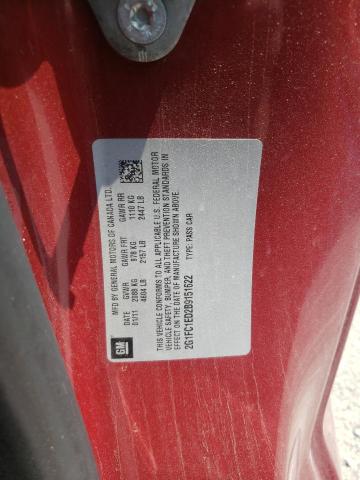 Photo 10 from auction – 2011 CHEVROLET CAMARO LT with VIN 2G1FC1ED2B9151622