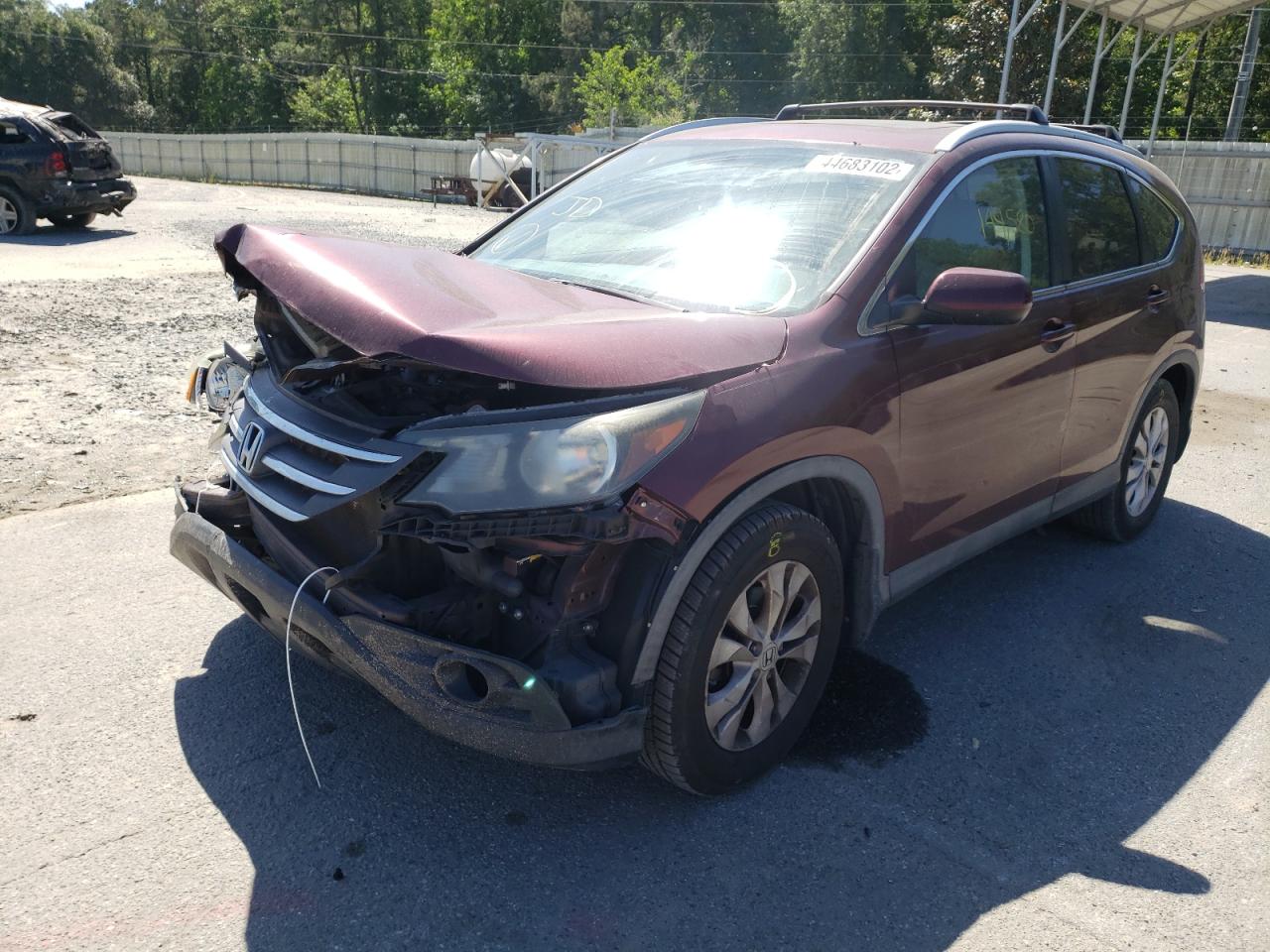 Photo 2 from auction – 2013 HONDA CR-V EXL with VIN 5J6RM3H71DL021842