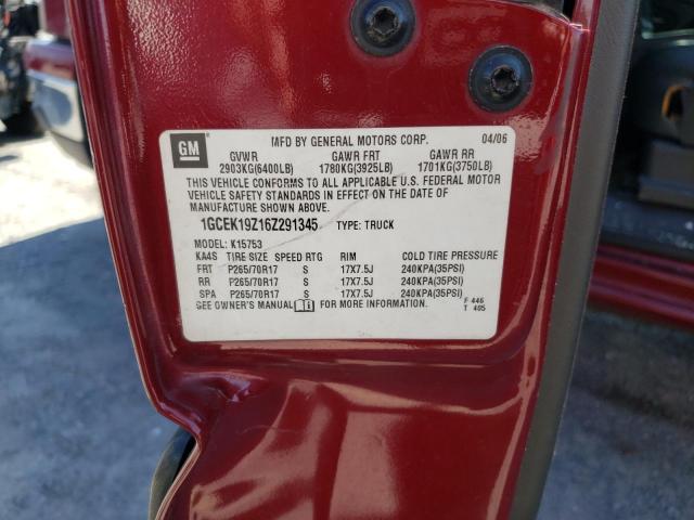 Photo 10 from auction – 2006 CHEVROLET SILVERADO with VIN 1GCEK19Z16Z291345
