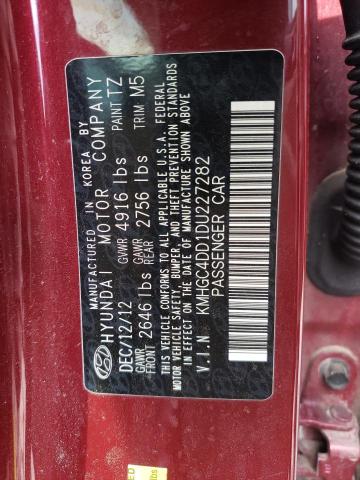 Photo 10 from auction – 2013 HYUNDAI GENESIS 3. with VIN KMHGC4DD1DU227282