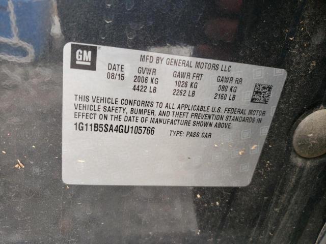 Photo 10 from auction – 2016 CHEVROLET MALIBU LIM with VIN 1G11B5SA4GU105766