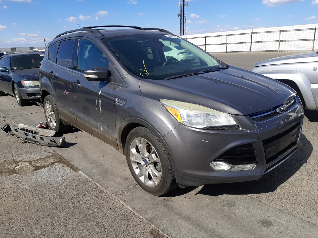 FORD ESCAPE SEL 2013 with VIN 1FMCU0HX8DUA53400 - Photo from auction