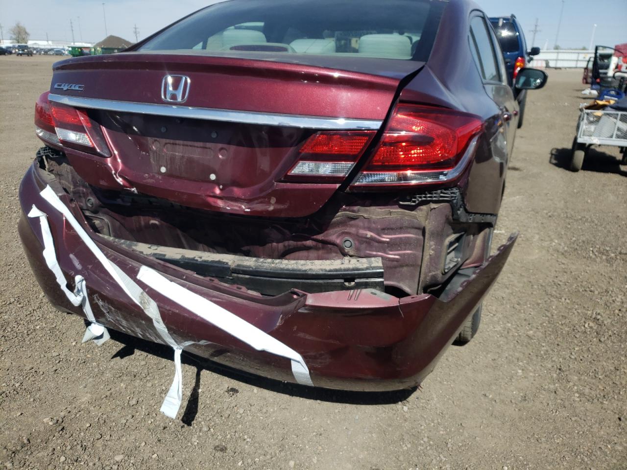 Photo 9 from auction – 2014 HONDA CIVIC LX with VIN 19XFB2F51EE255161