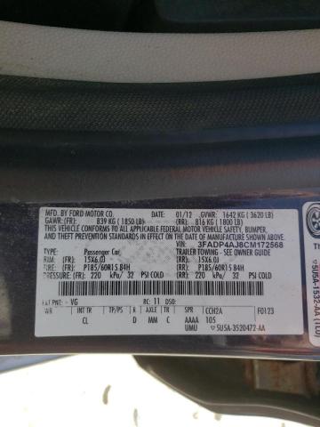 Photo 10 from auction – 2012 FORD FIESTA S with VIN 3FADP4AJ8CM172568