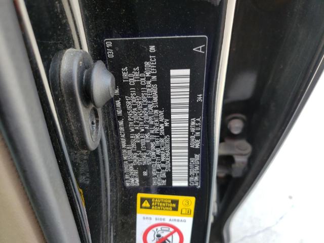 Photo 10 from auction – 2010 TOYOTA HIGHLANDER with VIN 5TDZA3EH6AS003925