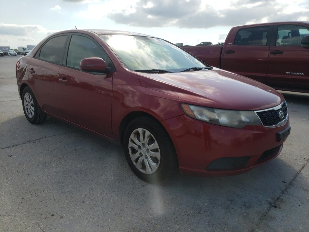 KIA FORTE EX 2012 with VIN KNAFU4A22C5475675 - Photo from auction
