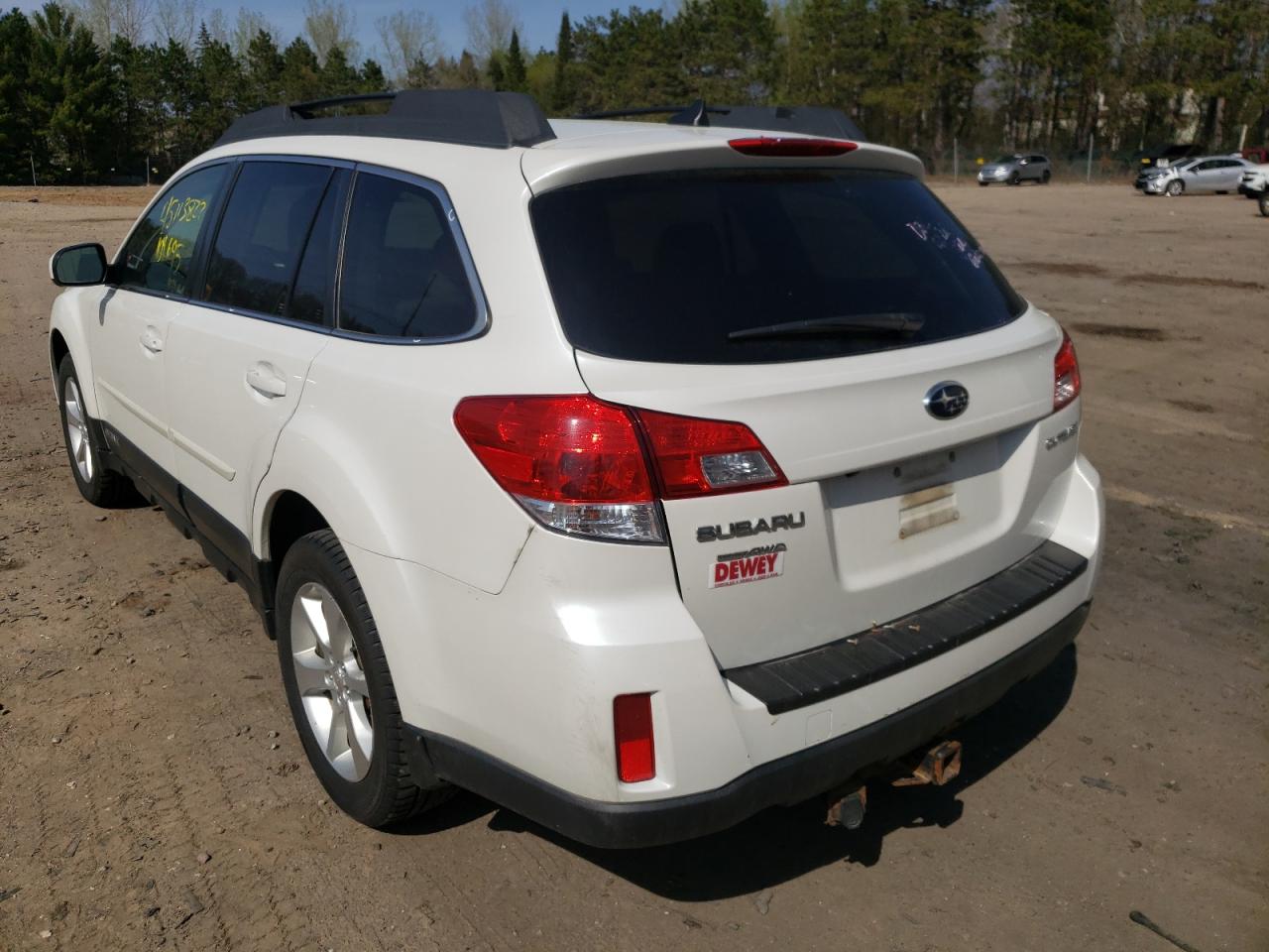 Photo 3 from auction – 2013 SUBARU OUTBACK 2. with VIN 4S4BRCKC0D3297505
