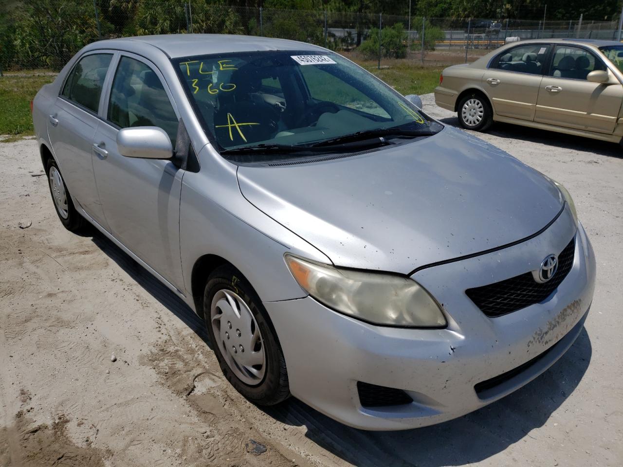 TOYOTA COROLLA BA 2010 with VIN 1NXBU4EE5AZ290962 - Photo from auction