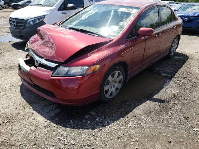 Photo 2 from auction – 2008 HONDA CIVIC LX with VIN JHMFA16568S002334