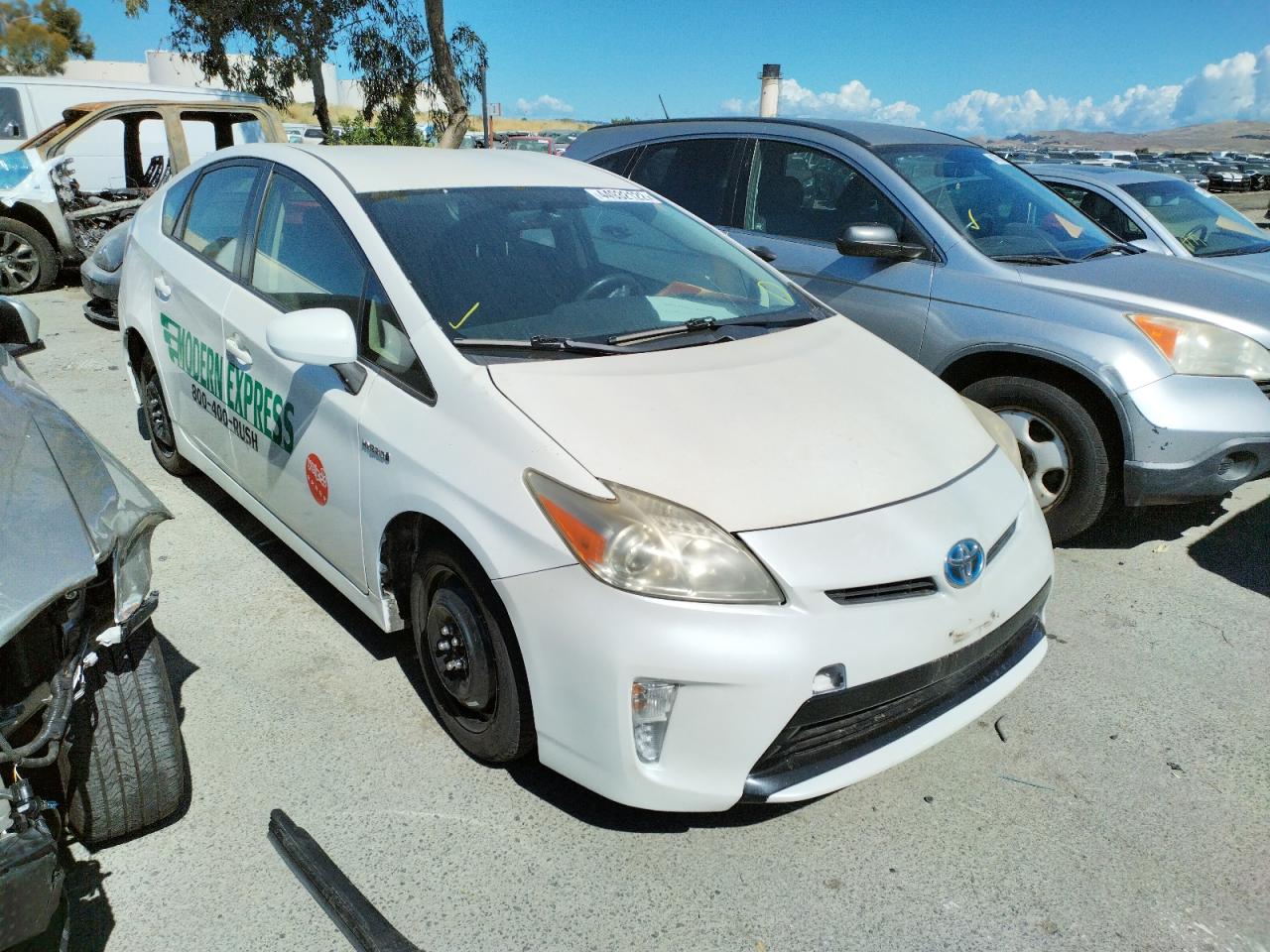 TOYOTA PRIUS 2013 with VIN JTDKN3DU5D5641114 - Photo from auction