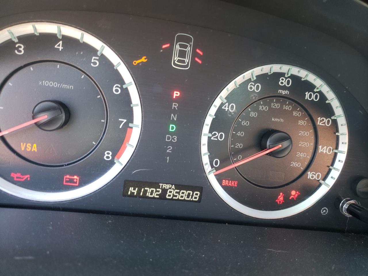 Photo 8 from auction – 2010 HONDA ACCORD EXL with VIN 1HGCP2F80AA093228