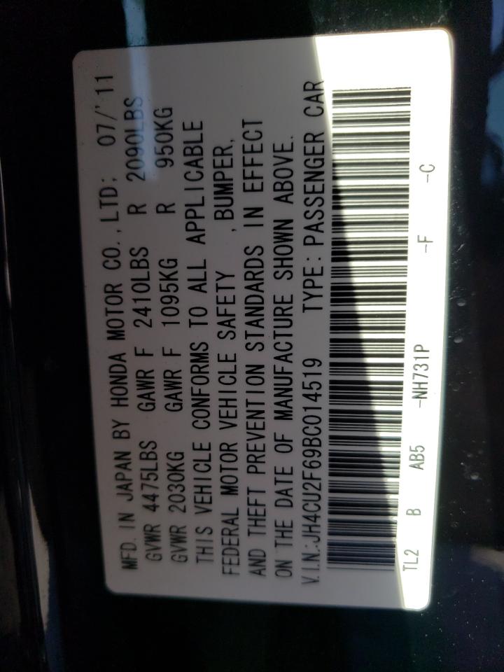 Photo 10 from auction – 2011 ACURA TSX with VIN JH4CU2F69BC014519