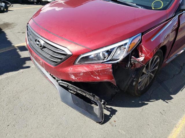Photo 9 from auction – 2016 HYUNDAI SONATA SPO with VIN 5NPE34AF2GH414725