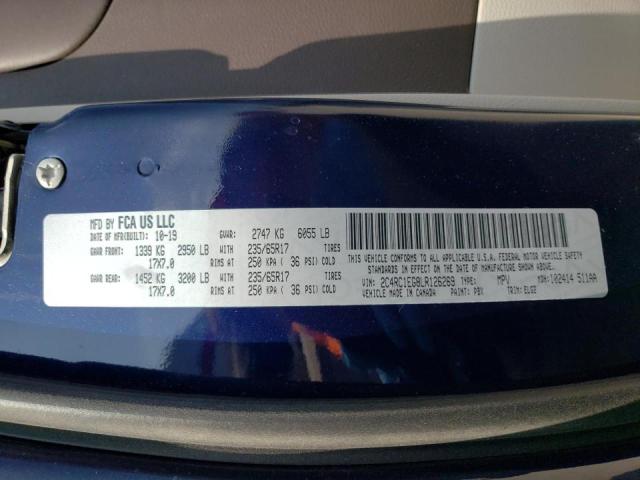 Foto 10 de la subasta – 2020 CHRYSLER PACIFICA T con VIN 2C4RC1EG8LR126269