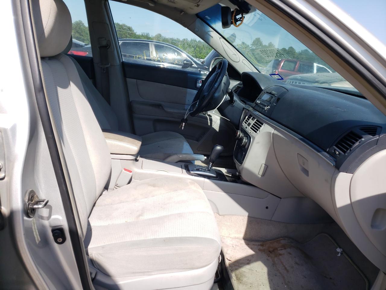 Photo 5 from auction – 2008 HYUNDAI SONATA SE with VIN 5NPEU46F68H335596