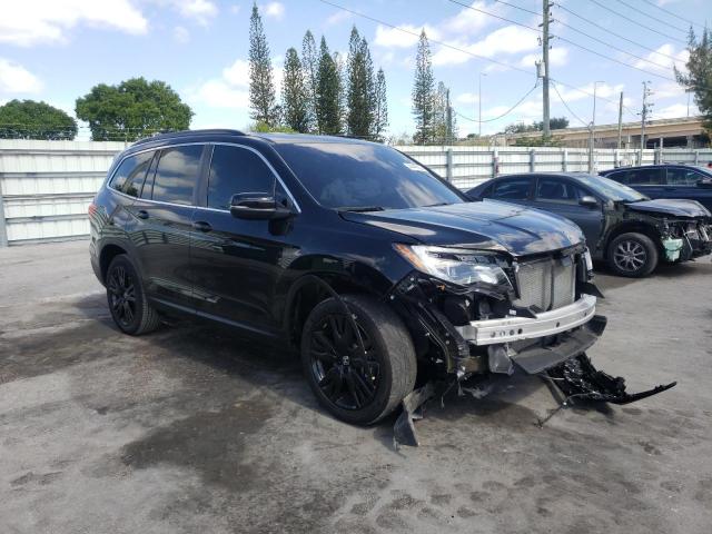 HONDA PILOT SE 2021 with VIN 5FNYF5H28MB028270 - Photo from auction