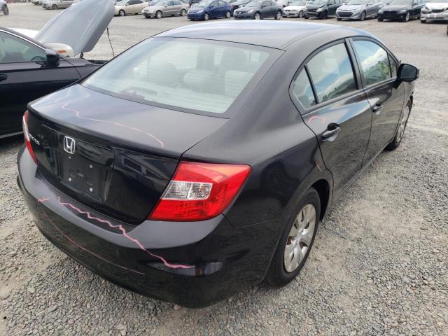 Photo 4 from auction – 2012 HONDA CIVIC LX with VIN 19XFB2F51CE353104