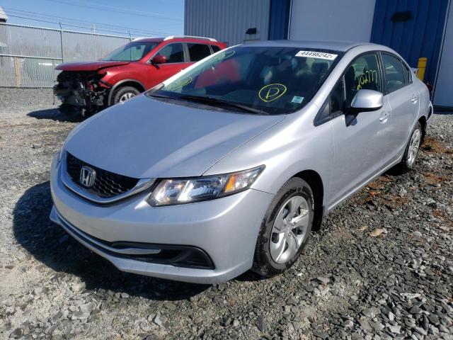 Photo 2 from auction – 2013 HONDA CIVIC LX with VIN 2HGFB2F49DH011222