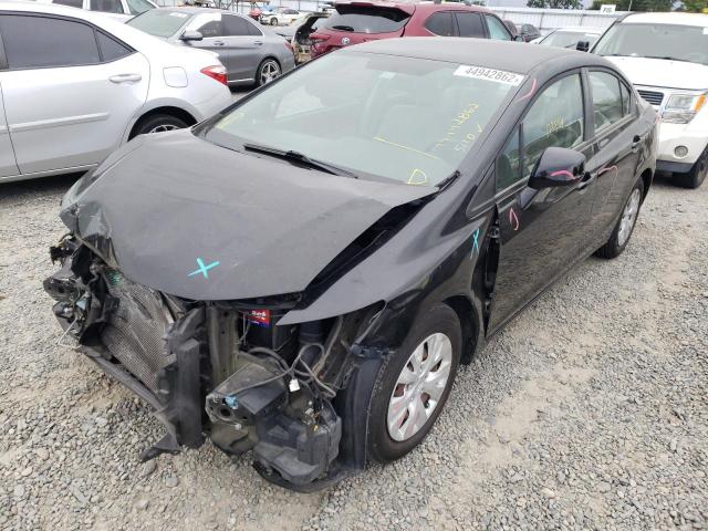 Photo 2 from auction – 2012 HONDA CIVIC LX with VIN 19XFB2F51CE353104