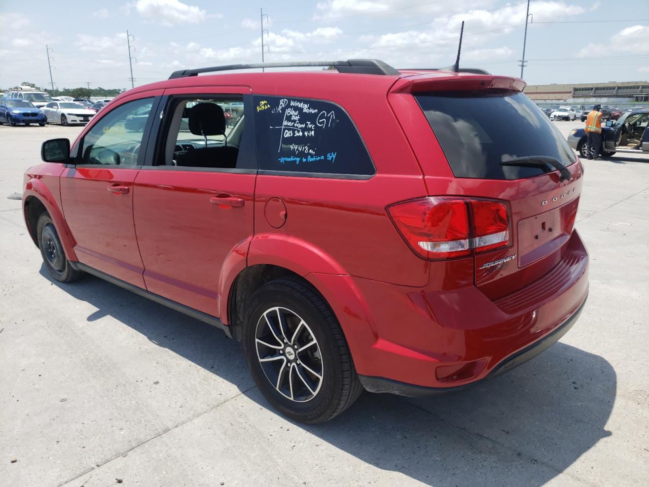 Photo 3 from auction – 2019 DODGE JOURNEY SE with VIN 3C4PDCBB2KT758835