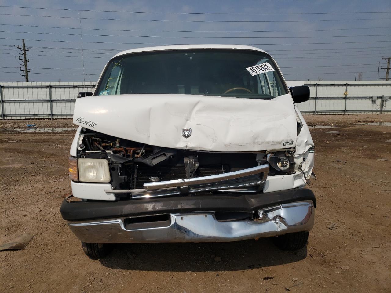 Photo 9 from auction – 1997 DODGE RAM VAN B2 with VIN 2B6HB21Y7VK547788