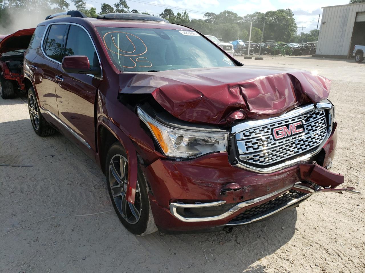 GMC ACADIA DEN 2017 with VIN 1GKKNPLS6HZ197526 - Photo from auction