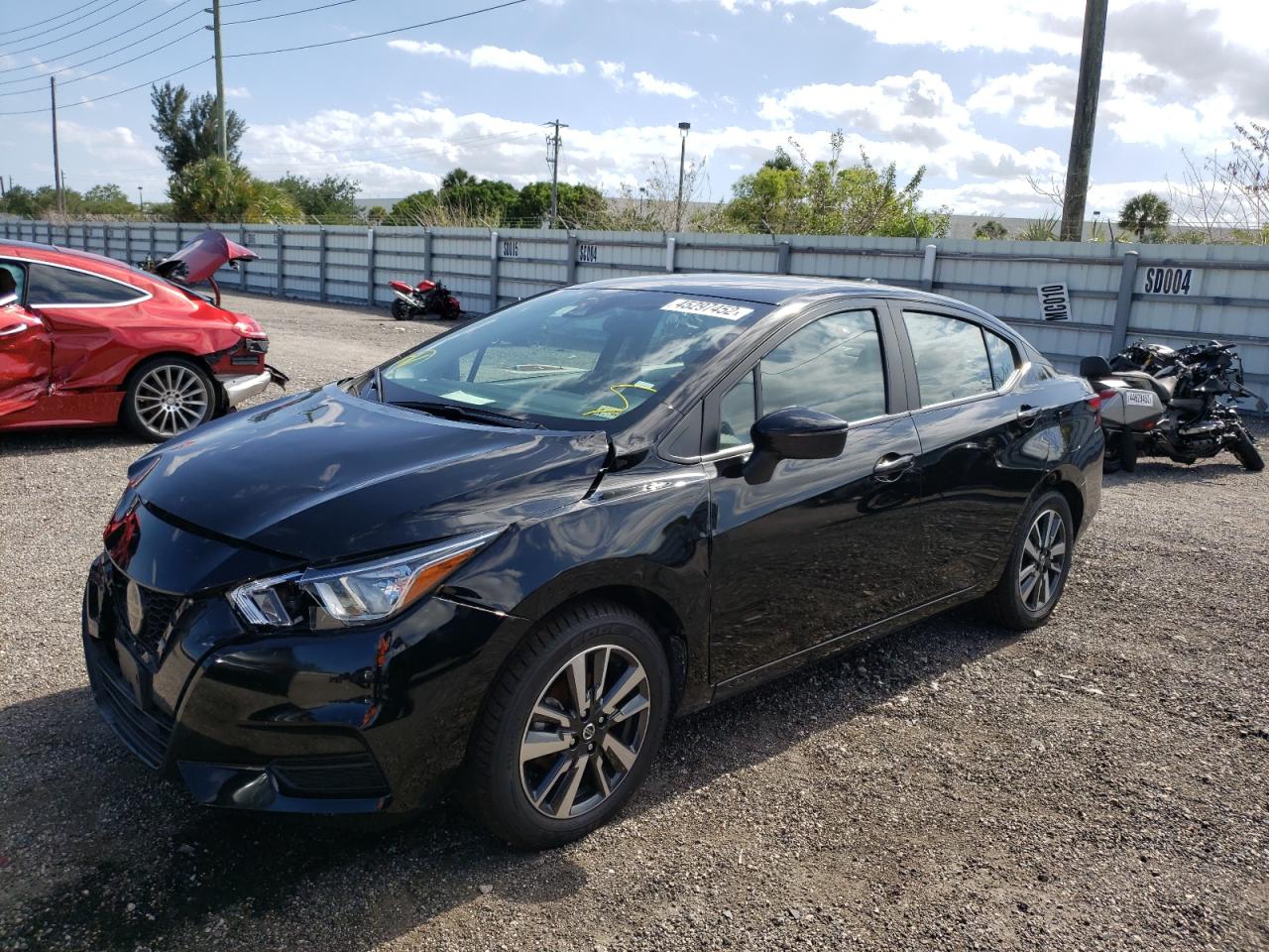 Photo 2 from auction – 2021 NISSAN VERSA SV with VIN 3N1CN8EV3ML832235