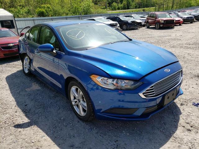 FORD FUSION SE 2018 with VIN 3FA6P0HD2JR202066 - Photo from auction