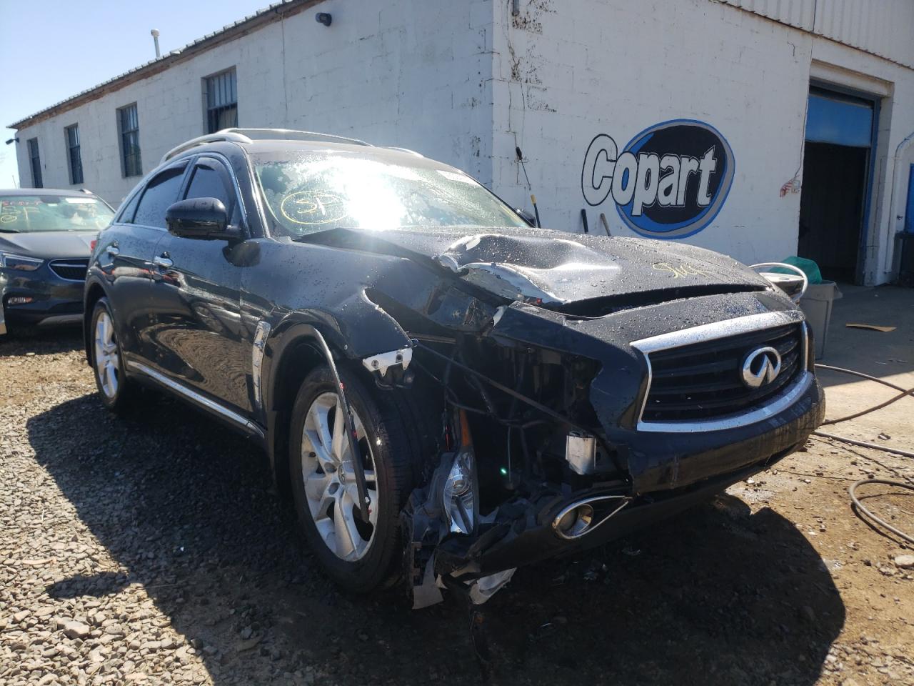 INFINITI FX37 2013 with VIN JN8CS1MW4DM170487 - Photo from auction