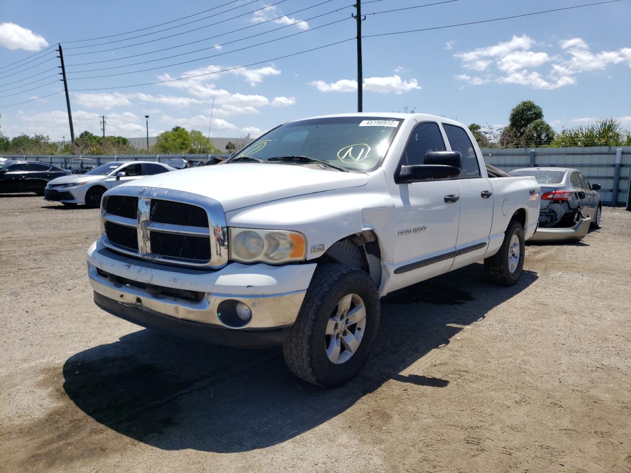 Photo 2 from auction – 2005 DODGE RAM 1500 S with VIN 1D7HU18D65S346723