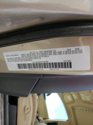 Photo 10 from auction – 2009 SUBARU TRIBECA LI with VIN 4S4WX92D794401928
