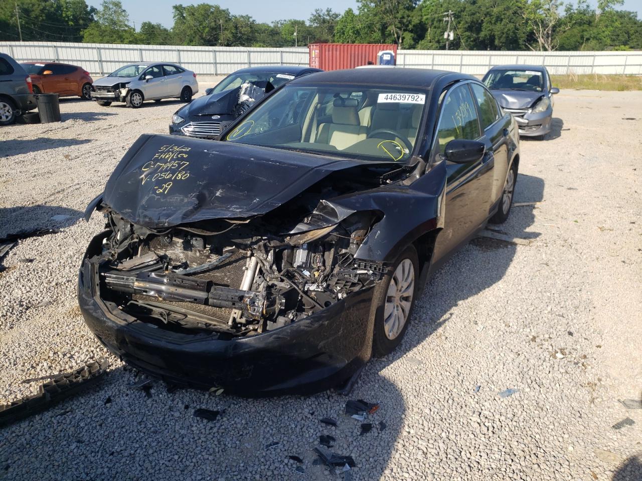 Photo 2 from auction – 2010 HONDA ACCORD LX with VIN 1HGCP2F35AA056180