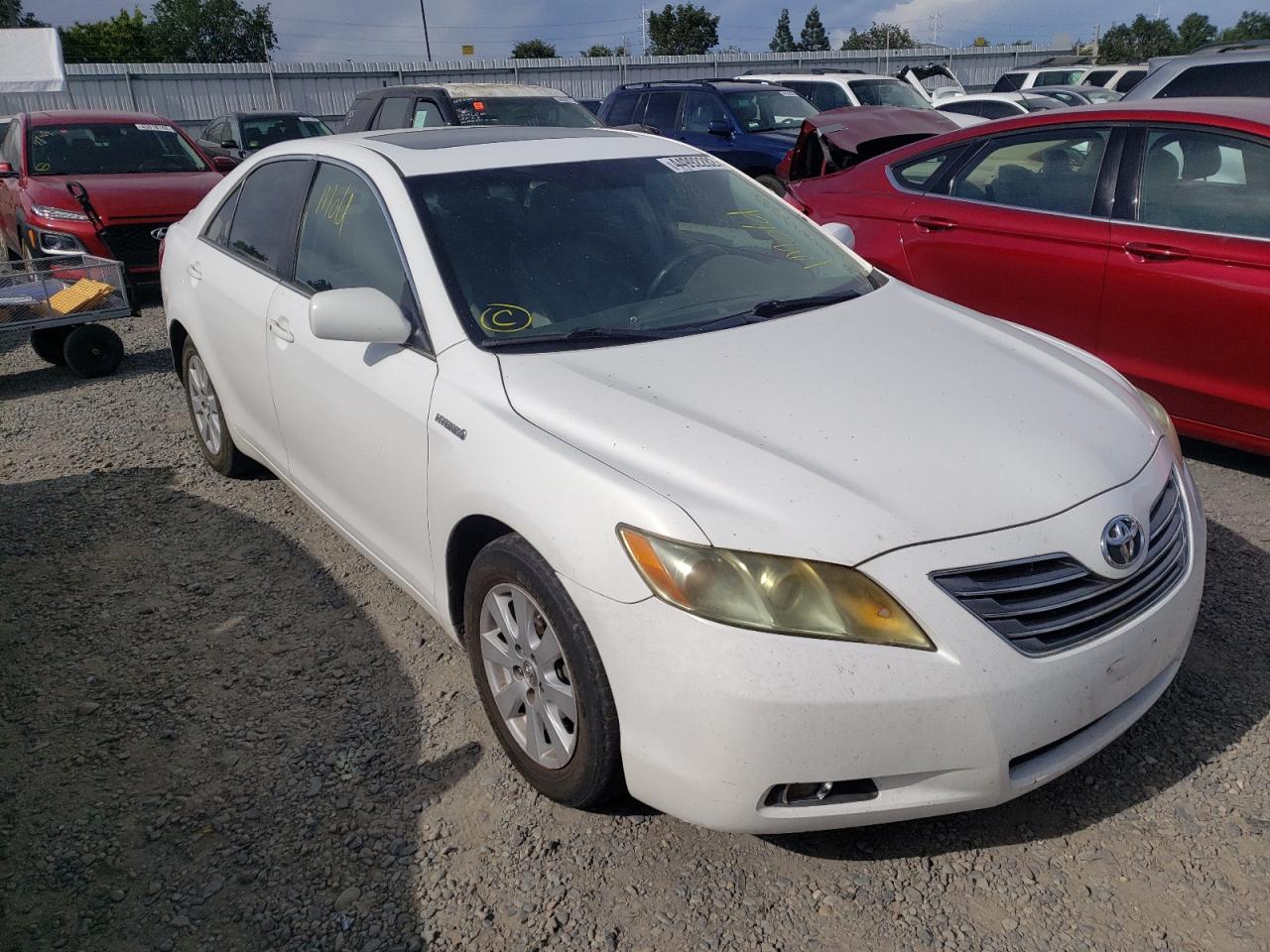 TOYOTA CAMRY HYBR 2008 with VIN 4T1BB46K68U057645 - Photo from auction